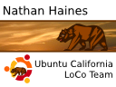 Ubuntu California Local Community Team SCaLE6X name badge
